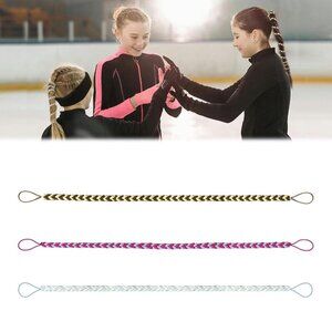Sport Hair Ties for Women - Braided Hair Ties for Long Hair Gym Swimming Diving